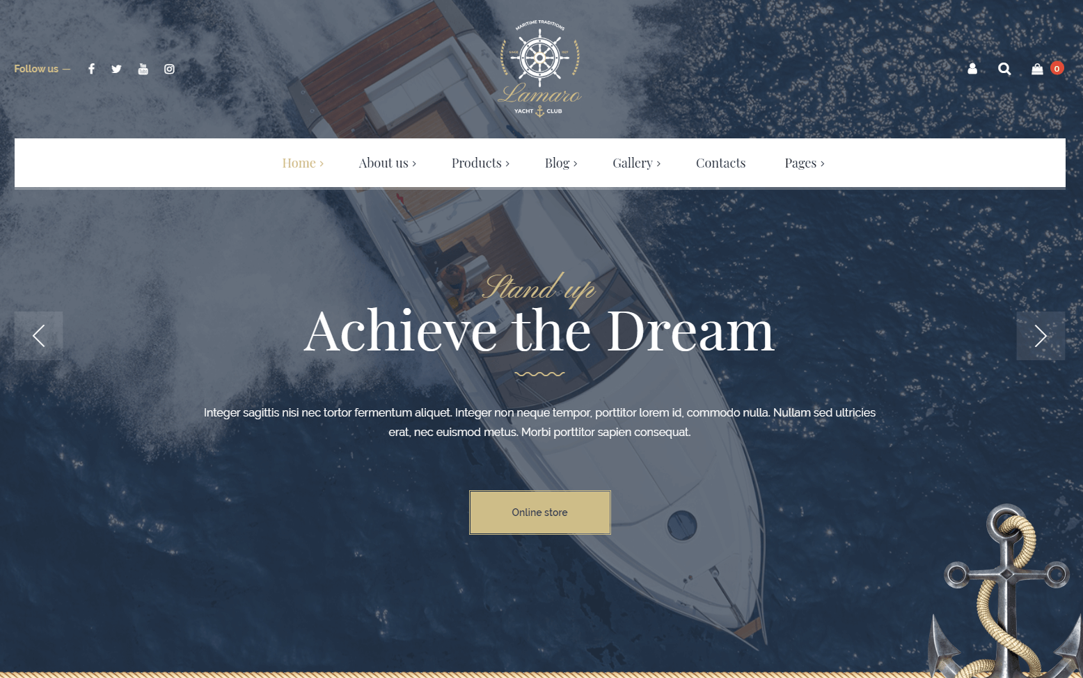 Magnetic Yacht Charter WordPress Themes To Pick For Your Business