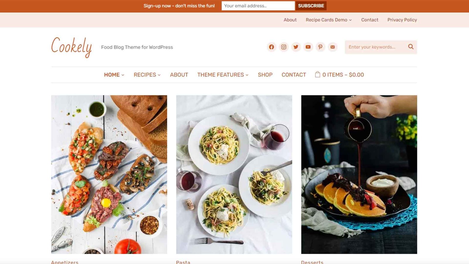Best WordPress Themes for Food Blogs